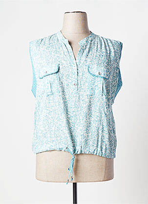 Top albastru EVA KAYAN femeie