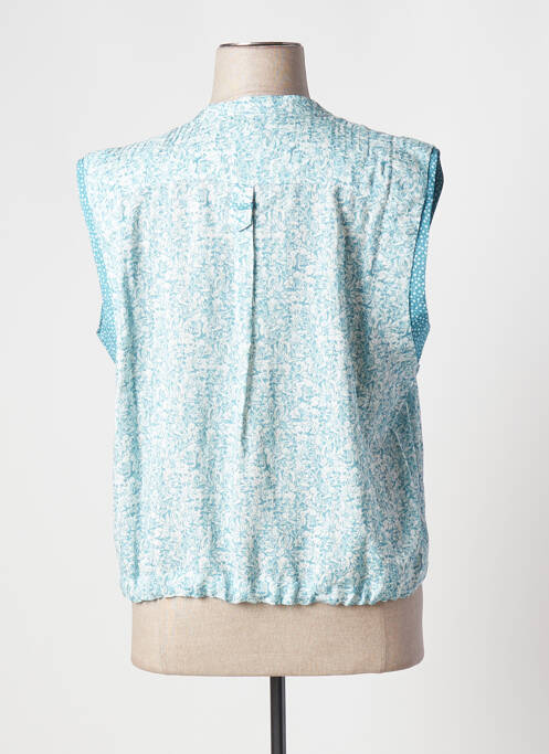 Top albastru EVA KAYAN femeie