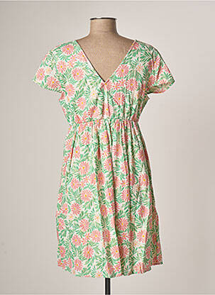 Rochie scurtă croială evazată mâneci scurte verde VERO MODA femeie
