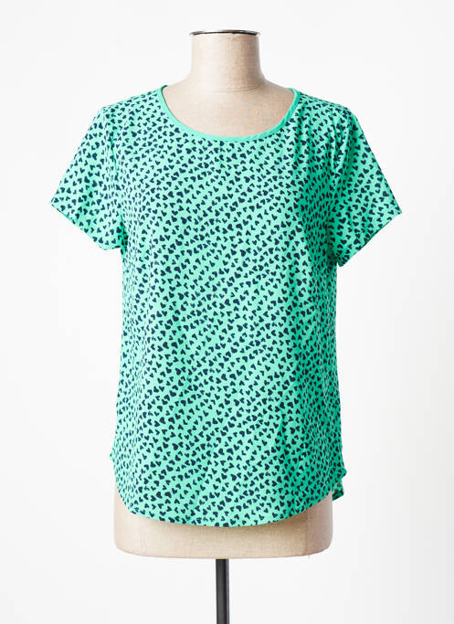 Top verde CERISE BLUE femeie