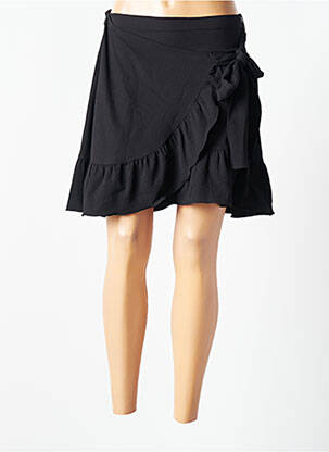 Fustă scurtă talie elastică negru VERO MODA femeie