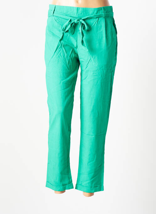 Pantalon drept verde CERISE BLUE femeie