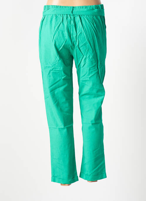 Pantalon drept verde CERISE BLUE femeie