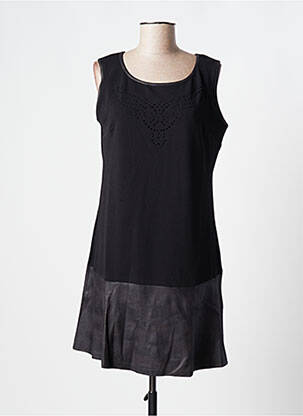 Rochie scurtă fără mâneci fără mâneci negru MOKA'S femeie