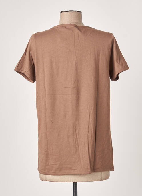 Vestă cu mâneci scurte mâneci scurte maro 3 SUISSES femme