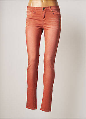 Pantalon slim roz VILA femeie