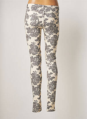 Pantalon slim talie joasă talie joasă bej VILA femeie