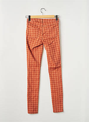 Pantalon slim talie joasă talie joasă portocalie VILA femeie