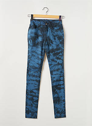 Pantalon slim albastru VILA femeie