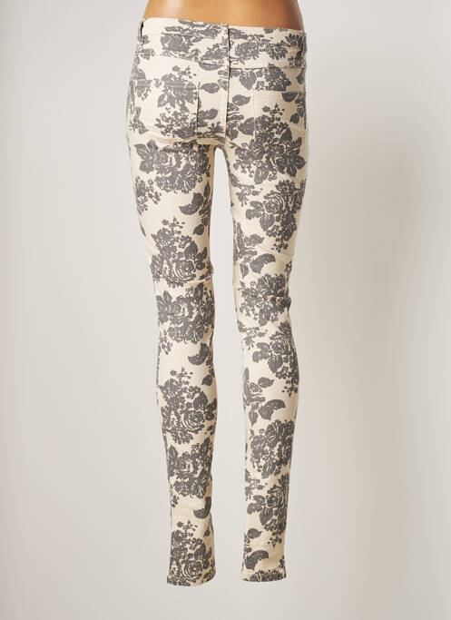 Pantalon slim bej VILA femeie
