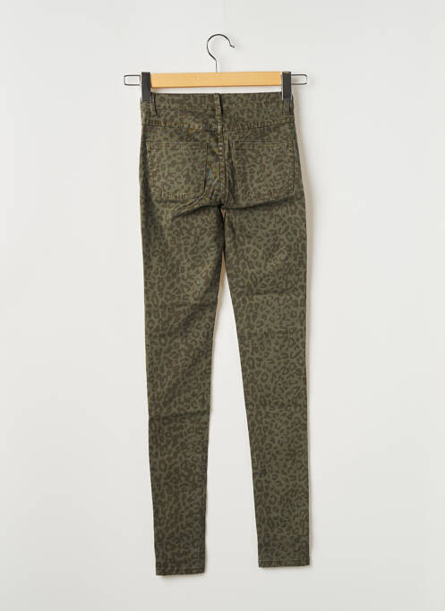 Pantalon slim verde VILA femeie