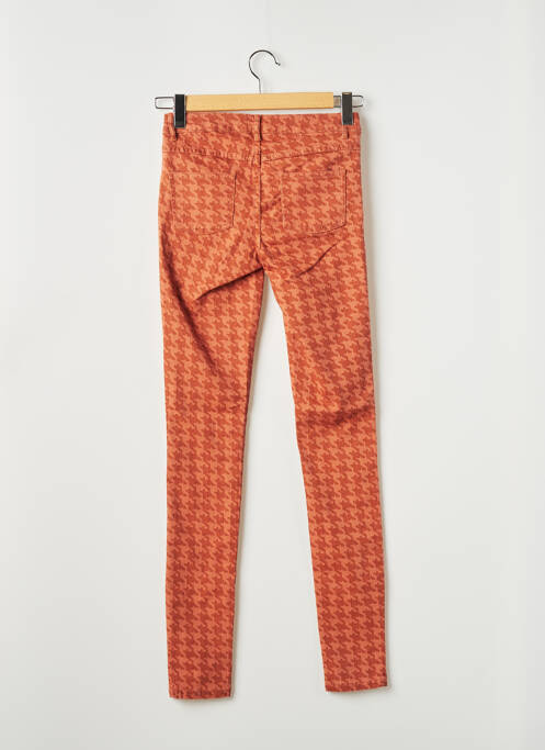 Pantalon slim portocaliu VILA femeie