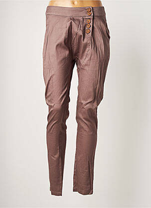 Pantalon slim gri VILA femeie