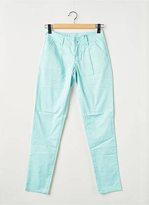 Pantalon chino albastru VILA femeie