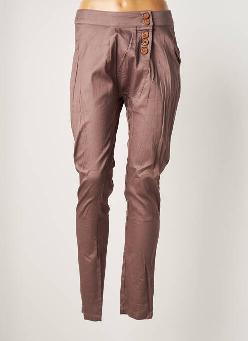 Pantalon slim gri VILA femeie