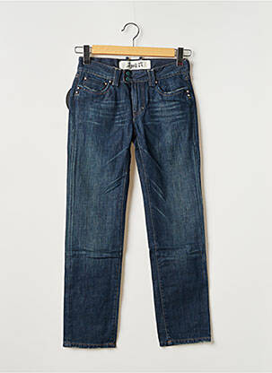 Blugi cu croială dreaptă albastru APRIL 77 femeie