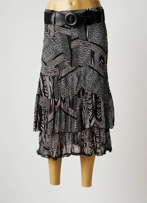 Fustă midi negru MOKA'S femeie