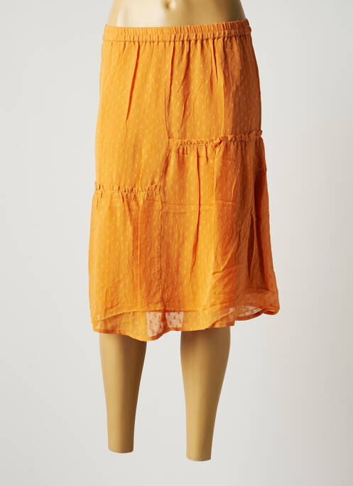 Fustă midi portocaliu SPARKZ femeie