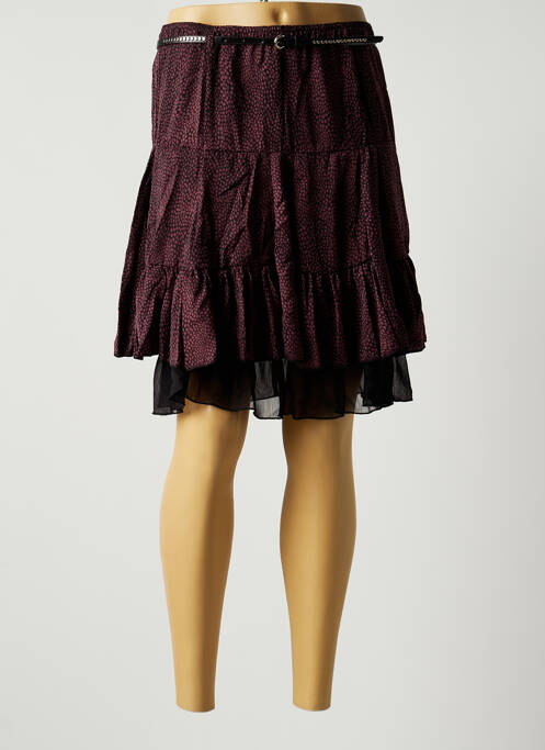 Fustă scurtă violet MOKA'S femeie