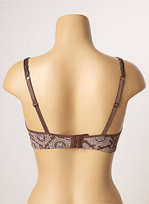 Sutien efect material satinat top sutien modelat maro PASSIONATA femeie