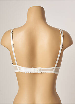 Sutien efect material satinat top sutien push-up bej PASSIONATA femeie