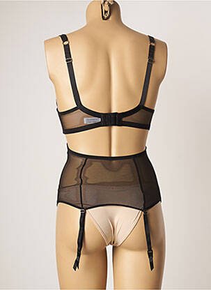 Corset/jartieră cu armatură negru VALEGE femeie