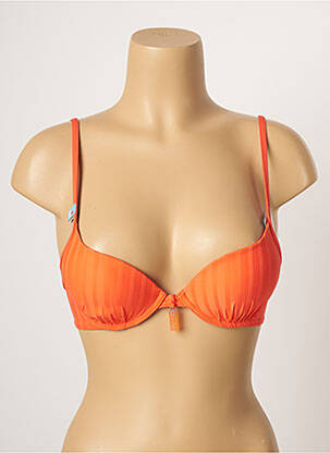 Sutien de costum de baie elasticitate top sutien push-up portocalie CHERRY BEACH femeie