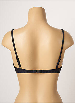 Sutien de costum de baie elasticitate top sutien push-up negru CHERRY BEACH femeie