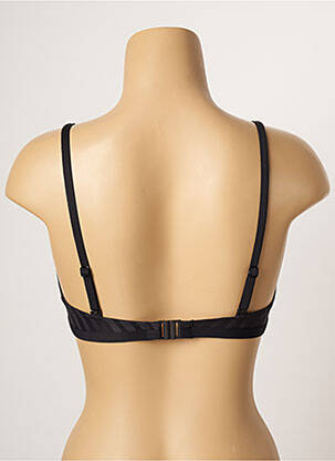 Sutien de costum de baie elasticitate sutien cupe întregi cu decolteu înalt negru CHERRY BEACH femeie