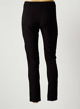 Pantalon slim țesătură poplin mărime normală negru EVA KAYAN femeie