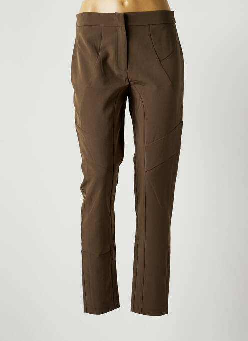 Pantalon slim verde EVA KAYAN femeie