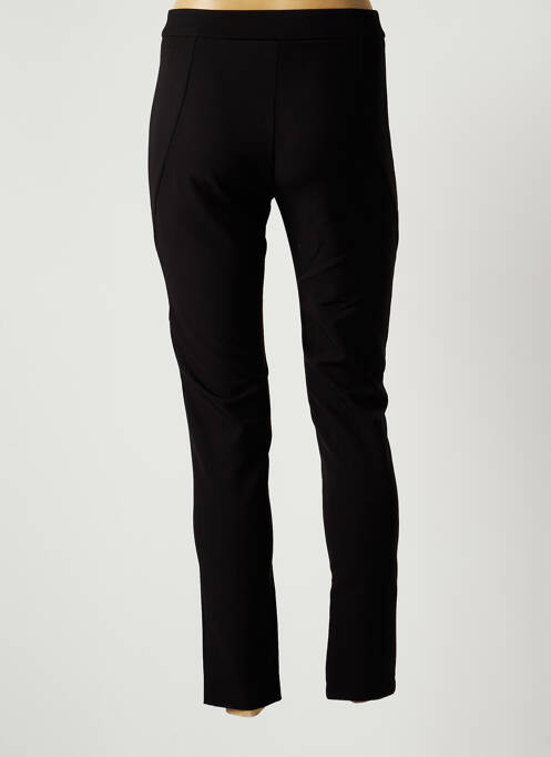 Pantalon slim țesătură poplin mărime normală negru EVA KAYAN femme