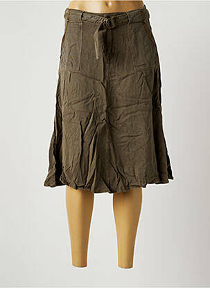 Fustă midi verde EVA KAYAN femeie