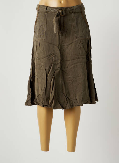 Fustă midi verde EVA KAYAN femeie