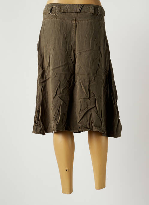 Fustă midi verde EVA KAYAN femeie