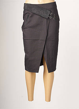 Fustă midi negru EVA KAYAN femeie