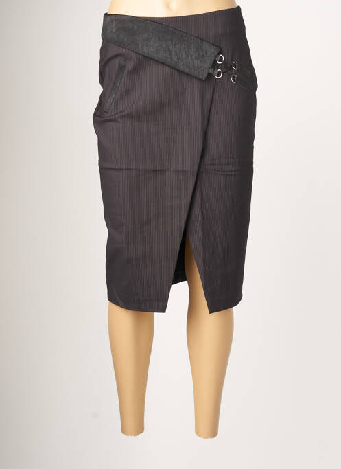 Fustă midi negru EVA KAYAN femeie