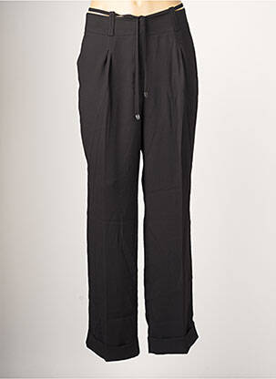Pantalon drept elasticitate mărime normală negru EVA KAYAN femeie