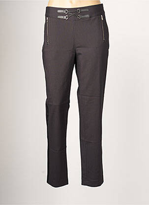 Pantalon drept elasticitate mărime normală negru EVA KAYAN femeie