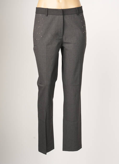 Pantalon drept gri EVA KAYAN femeie