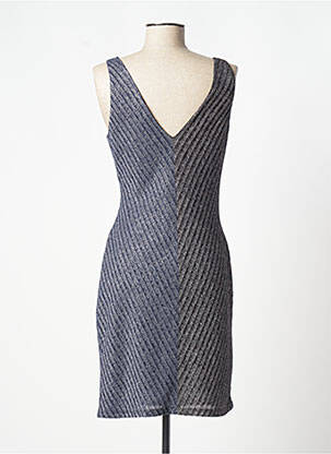 Rochie midi fără mâneci fără mâneci gri DESIGUAL femeie