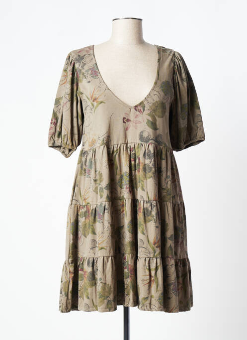 Rochie scurtă verde DESIGUAL femeie