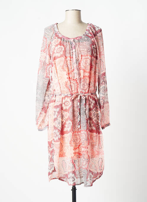 Rochie midi roz FRANSA femeie