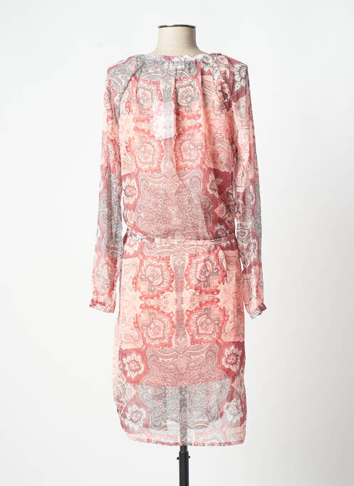 Rochie midi roz FRANSA femeie