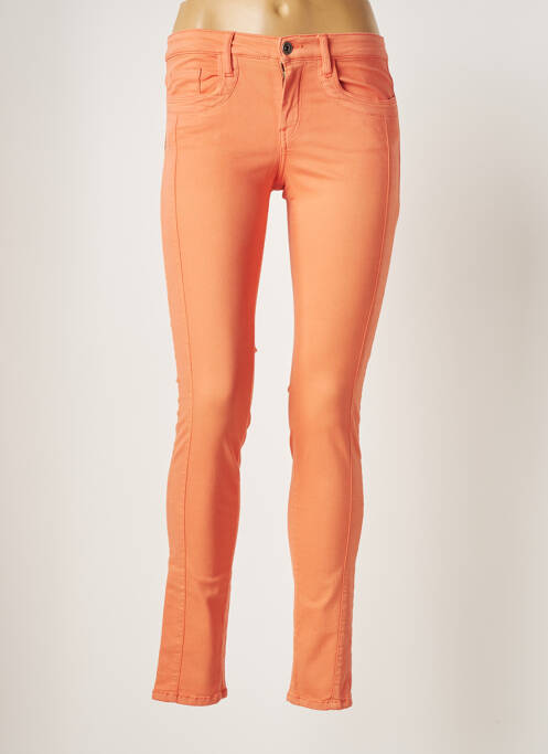 Pantalon slim portocaliu COUTURIST femeie