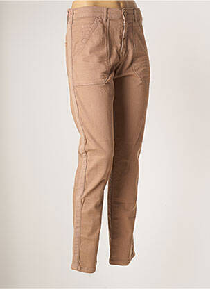 Pantalon slim bej BÔ-M femeie