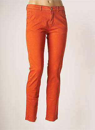 Pantalon chino talie joasă talie joasă portocalie BÔ-M femeie