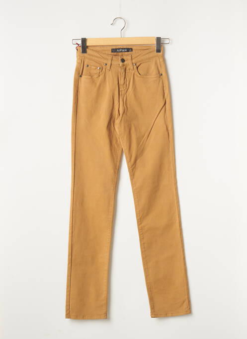 Pantalon slim bej KANOPE femeie