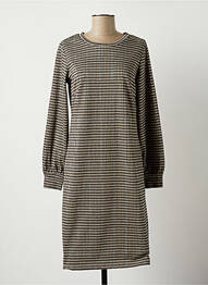 Rochie midi mâneci lungi mâneci lungi bej SOYACONCEPT femme