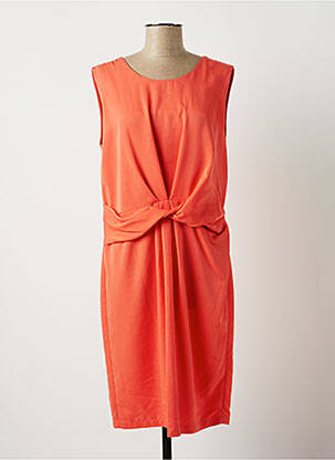 Rochie midi portocaliu JULIE GUERLANDE femeie